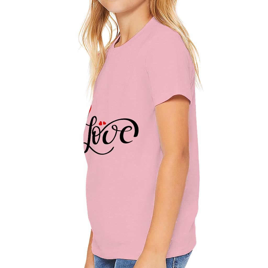 Love Kids’ T-Shirt – Heart Print T-Shirt – Cute Design Tee Shirt for Kids Kids’ Clothing Love Kids' T-Shirt - Heart Print T-Shirt - Cute Design Tee Shirt for Kids Kids' Clothing Color : Black|Natural|Pink|White