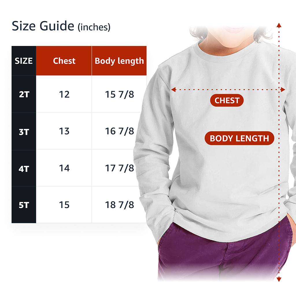 Made With Love Toddler Long Sleeve T-Shirt - Kawaii Kids' T-Shirt - Best Design Long Sleeve Tee Toddler Clothing Color : Athletic Heather|Black|Pink|White 