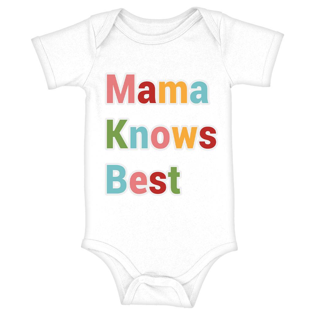 Mama Knows Best Baby Jersey Onesie – Colorful Baby Bodysuit – Cute Baby One-Piece Baby Clothing Mama Knows Best Baby Jersey Onesie - Colorful Baby Bodysuit - Cute Baby One-Piece Baby Clothing Color : Heather Dust|White|Yellow