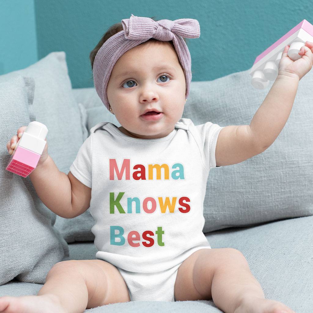 Mama Knows Best Baby Jersey Onesie – Colorful Baby Bodysuit – Cute Baby One-Piece Baby Clothing Mama Knows Best Baby Jersey Onesie - Colorful Baby Bodysuit - Cute Baby One-Piece Baby Clothing Color : Heather Dust|White|Yellow