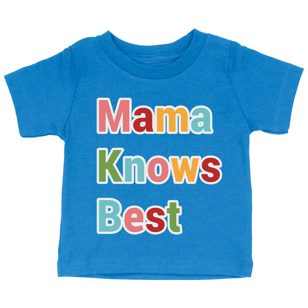 Mama Knows Best Baby Jersey T-Shirt – Colorful Baby T-Shirt – Cute T-Shirt for Babies Baby Clothing Mama Knows Best Baby Jersey T-Shirt - Colorful Baby T-Shirt - Cute T-Shirt for Babies Baby Clothing Color : Athletic Heather|Heather Columbia Blue|White