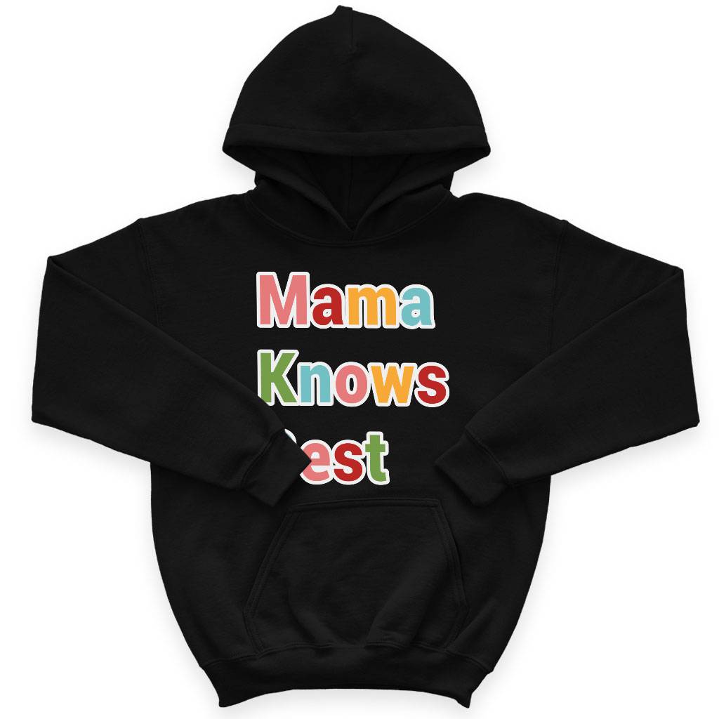 Mama Knows Best Kids’ Sponge Fleece Hoodie – Colorful Kids’ Hoodie – Cute Hoodie for Kids Kids’ Clothing Mama Knows Best Kids' Sponge Fleece Hoodie - Colorful Kids' Hoodie - Cute Hoodie for Kids Kids' Clothing Color : Athletic Heather|Black|Military Green