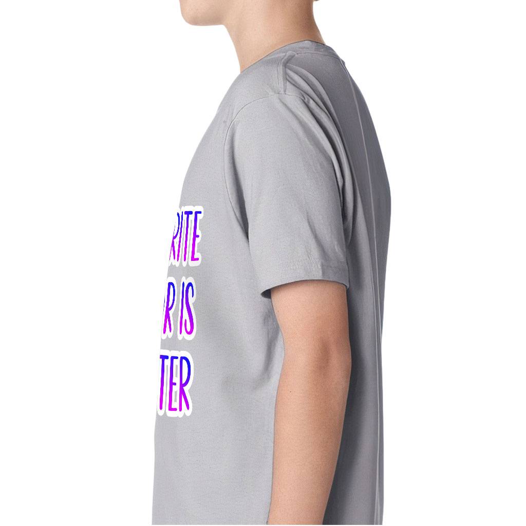 My Favorite Color is Glitter Kids’ Classic Fit T-Shirt – Cool Trendy T-Shirt – Graphic Classic Fit Tee Kids’ Clothing My Favorite Color is Glitter Kids' Classic Fit T-Shirt - Cool Trendy T-Shirt - Graphic Classic Fit Tee Kids' Clothing Color : Light Gray|Light Pink|Purple|White