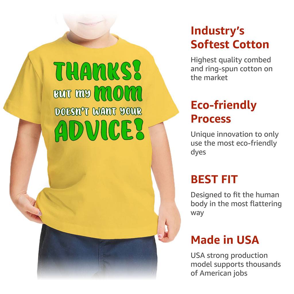 My Mom Doesn’t Want Your Advice Toddler T-Shirt – Funny Kids’ T-Shirt – Printed Tee Shirt for Toddler Toddler Clothing My Mom Doesn't Want Your Advice Toddler T-Shirt - Funny Kids' T-Shirt - Printed Tee Shirt for Toddler Toddler Clothing Color : Black|Pink|White|Yellow