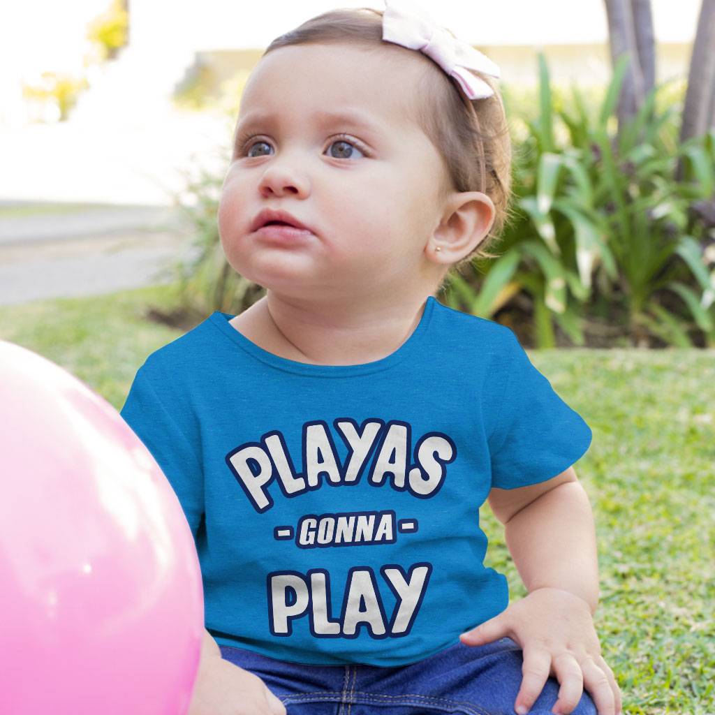 Playas Gonna Play Baby Jersey T-Shirt – Funny Baby T-Shirt – Themed T-Shirt for Babies Baby Clothing Playas Gonna Play Baby Jersey T-Shirt - Funny Baby T-Shirt - Themed T-Shirt for Babies Baby Clothing Color : Athletic Heather|Heather Columbia Blue|White