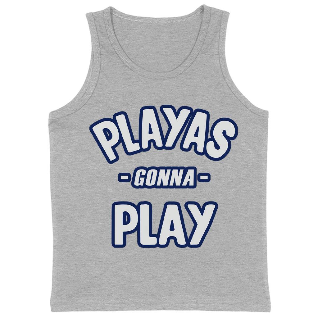 Playas Gonna Play Kids’ Jersey Tank – Funny Sleeveless T-Shirt – Themed Kids’ Tank Top Kids’ Clothing Playas Gonna Play Kids' Jersey Tank - Funny Sleeveless T-Shirt - Themed Kids' Tank Top Kids' Clothing Color : Athletic Heather|Black|White