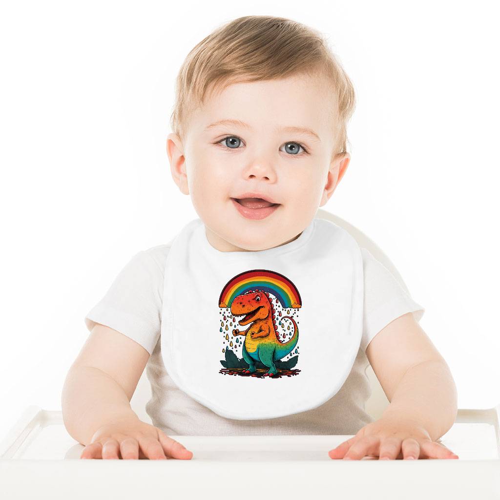Rainbow Dinosaur Baby Bibs – Cartoon Baby Feeding Bibs – Cute Design Bibs for Eating Baby Feeding Baby Stuff Rainbow Dinosaur Baby Bibs - Cartoon Baby Feeding Bibs - Cute Design Bibs for Eating Baby Feeding Baby Stuff