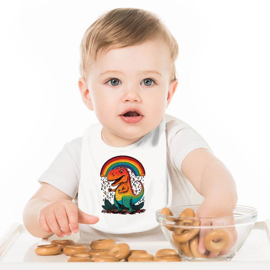 Rainbow Dinosaur Baby Bibs – Cartoon Baby Feeding Bibs – Cute Design Bibs for Eating Baby Feeding Baby Stuff Rainbow Dinosaur Baby Bibs - Cartoon Baby Feeding Bibs - Cute Design Bibs for Eating Baby Feeding Baby Stuff
