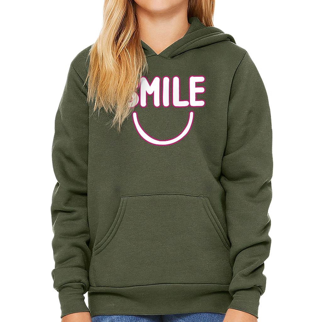 Smile Kids’ Sponge Fleece Hoodie – Positive Kids’ Hoodie – Cute Design Hoodie for Kids Kids’ Clothing Smile Kids' Sponge Fleece Hoodie - Positive Kids' Hoodie - Cute Design Hoodie for Kids Kids' Clothing Color : Athletic Heather|Black|Mauve|Military Green