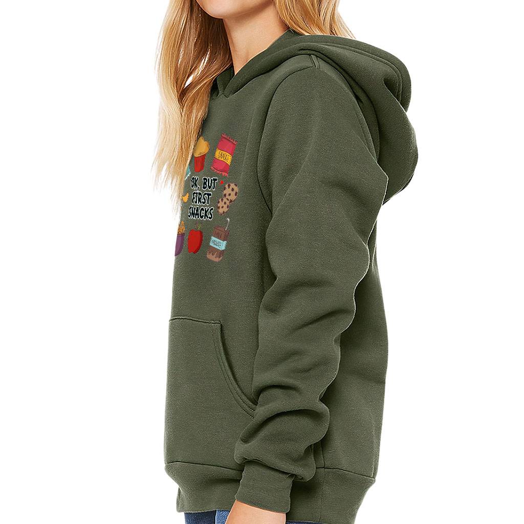 Snacks Kids’ Sponge Fleece Hoodie – Graphic Kids’ Hoodie – Kawaii Hoodie for Kids Hoodies Snacks Kids' Sponge Fleece Hoodie - Graphic Kids' Hoodie - Kawaii Hoodie for Kids Hoodies Color : Athletic Heather|Black|Mauve|Military Green