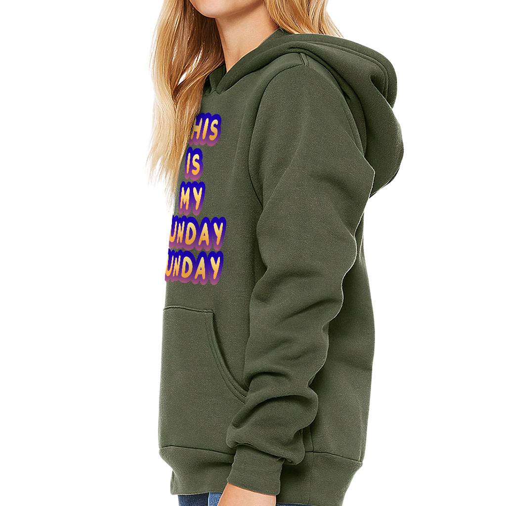Sunday Funday Kids’ Sponge Fleece Hoodie – Cute Design Kids’ Hoodie – Graphic Hoodie for Kids Hoodies Sunday Funday Kids' Sponge Fleece Hoodie - Cute Design Kids' Hoodie - Graphic Hoodie for Kids Hoodies Color : Athletic Heather|Black|Mauve|Military Green