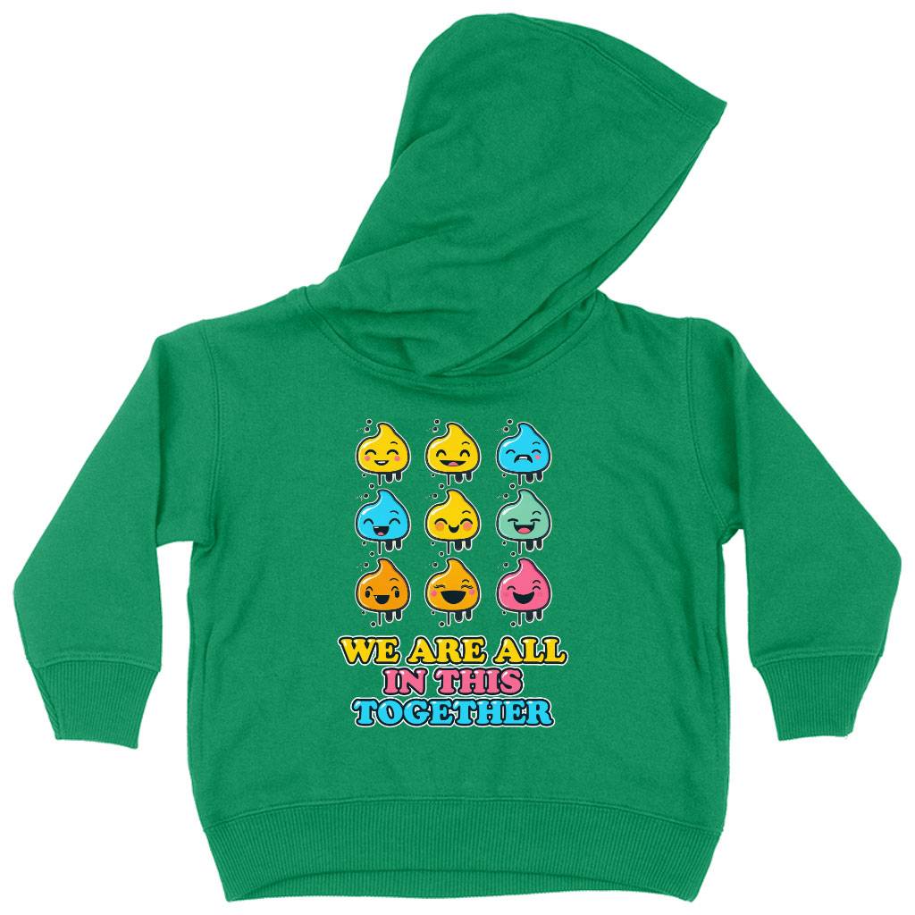 We are All in This Together Toddler Hoodie – Kawaii Toddler Hooded Sweatshirt – Cute Design Kids’ Hoodie Hoodies Toddler Clothing We are All in This Together Toddler Hoodie - Kawaii Toddler Hooded Sweatshirt - Cute Design Kids' Hoodie Hoodies Toddler Clothing Color : Black|Kelly|White