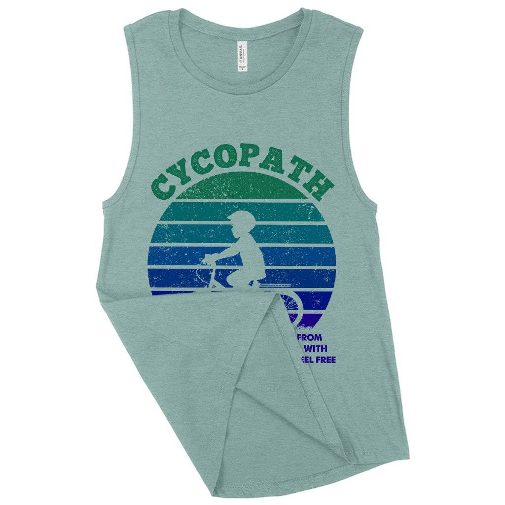 Women’s Muscle Cycopath Tank – Funny Cycling Tanks – Bike Tanks Women Women’s Tops & Tees Women's Muscle Cycopath Tank - Funny Cycling Tanks - Bike Tanks Women Women's Tops & Tees Color : Heather Dusty Blue|Maroon|White