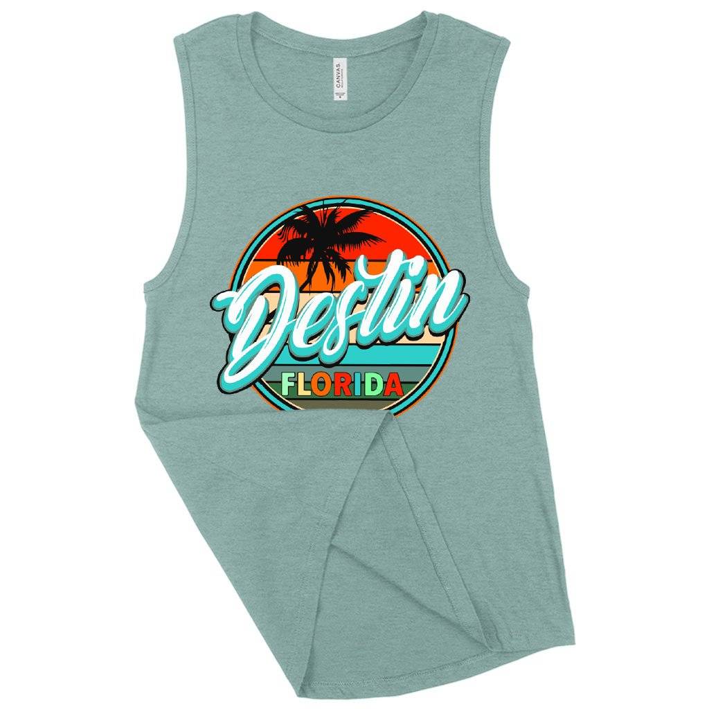 Women’s Muscle Destin Florida Tank – Destin Florida Souvenir Tanks Women Women’s Tops & Tees Women's Muscle Destin Florida Tank - Destin Florida Souvenir Tanks Women Women's Tops & Tees Color : Maroon|Heather Dusty Blue|White