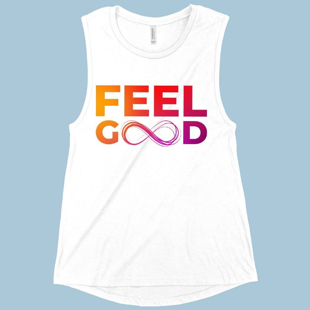 Women’s Muscle Feel Good Tank – Infinity Tanks Women Women’s Tops & Tees Women's Muscle Feel Good Tank - Infinity Tanks Women Women's Tops & Tees Color : White|Maroon|Black