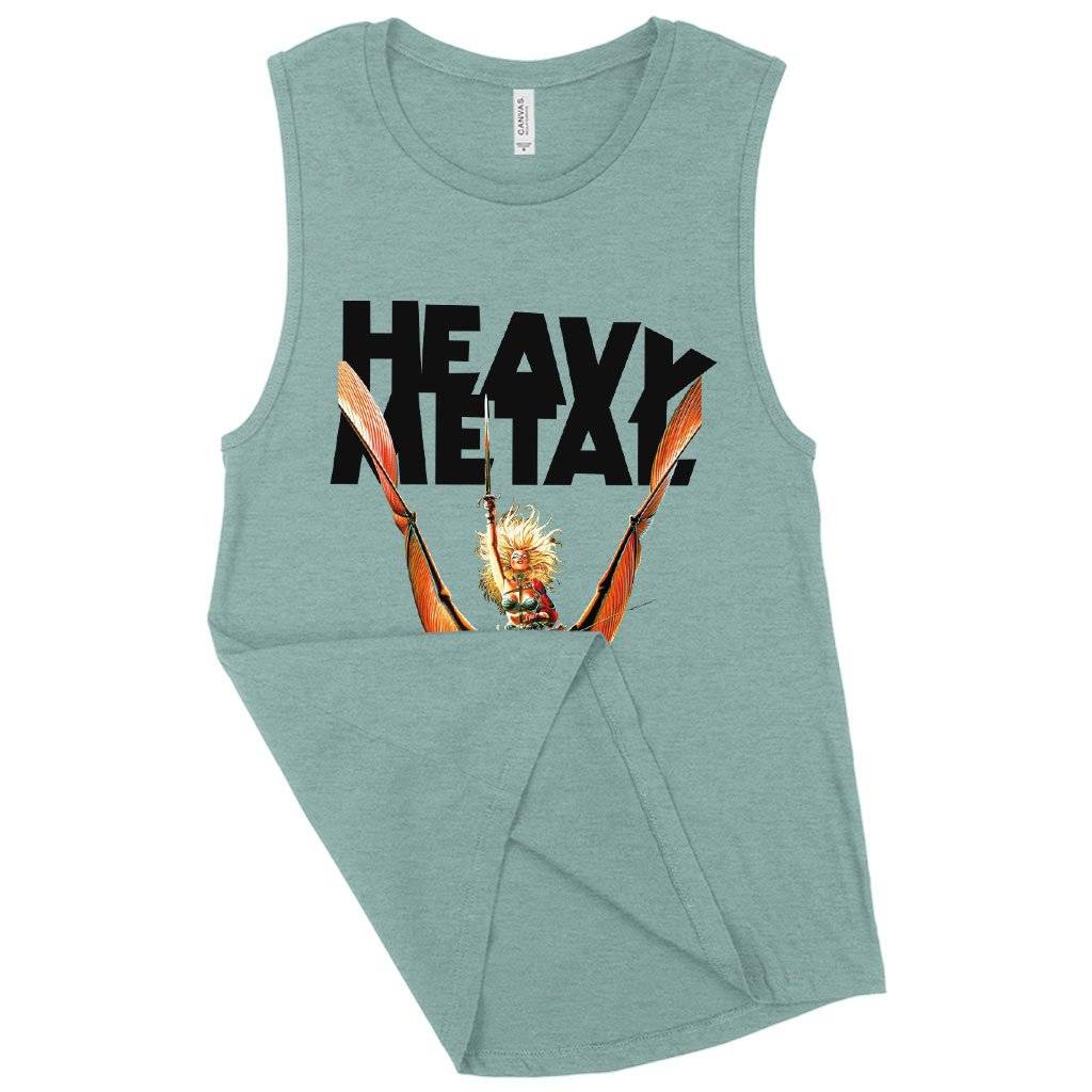 Women’s Muscle Heavy Metal Movie Tank – Sci-Fi Movie Tank Women Women’s Tops & Tees Women's Muscle Heavy Metal Movie Tank - Sci-Fi Movie Tank Women Women's Tops & Tees Color : Black|Heather Dusty Blue|White