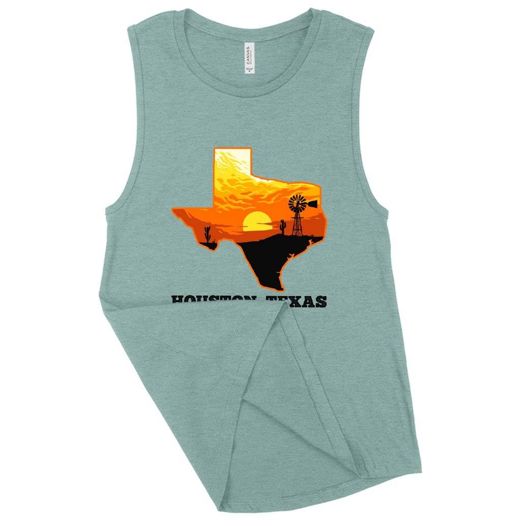 Women’s Muscle Houston Texas Tank – Cool Houston Tanks Women Women’s Tops & Tees Women's Muscle Houston Texas Tank - Cool Houston Tanks Women Women's Tops & Tees Color : Heather Dusty Blue|Heather Mustard|Maroon
