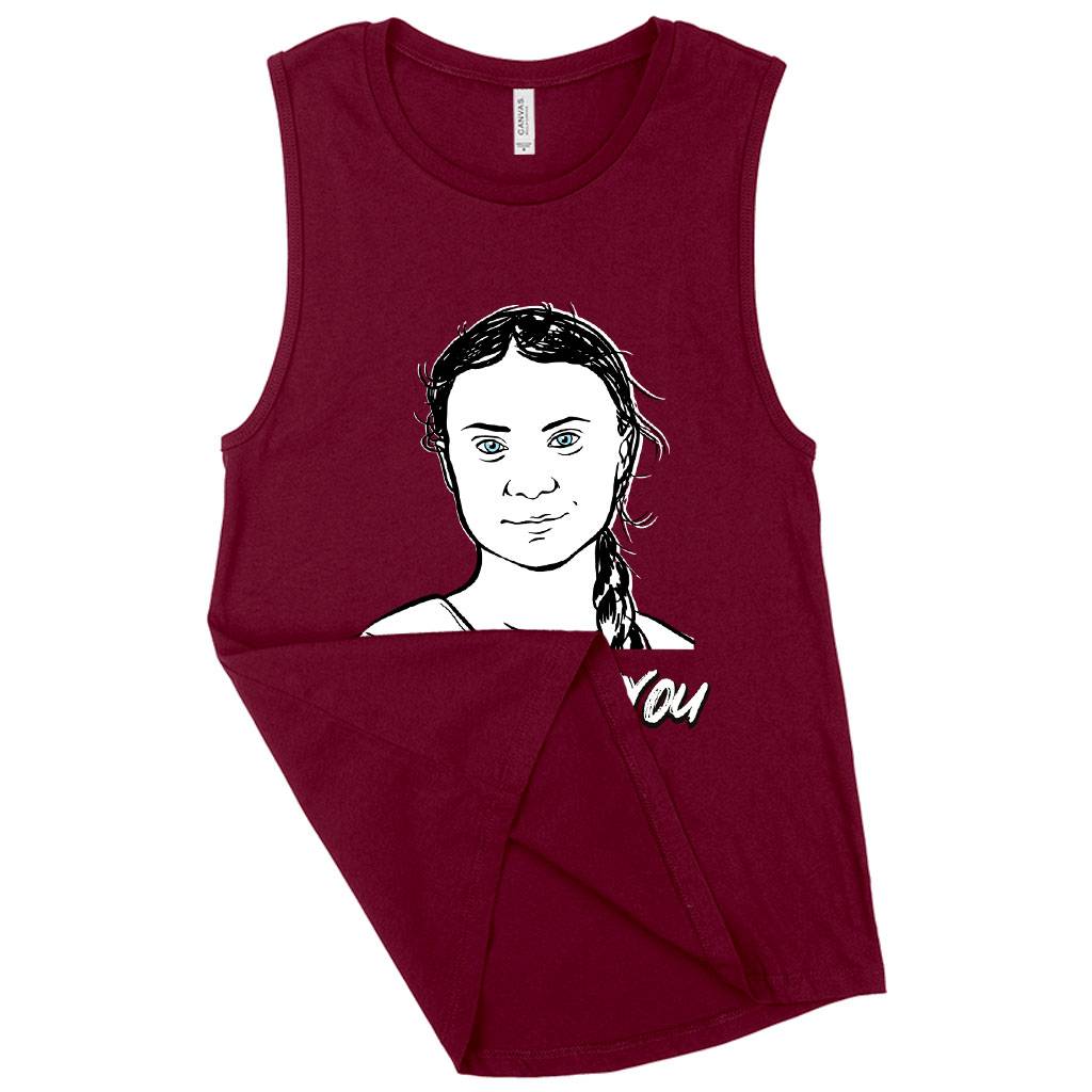 Women’s Muscle How Dare You Tank – Greta Thunberg Tank – Climate Change Tank Women Women’s Tops & Tees Women's Muscle How Dare You Tank - Greta Thunberg Tank - Climate Change Tank Women Women's Tops & Tees Color : Heather Dusty Blue|Maroon|Heather Mustard