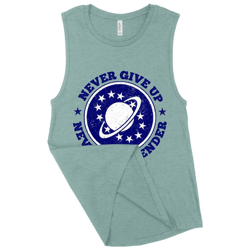 Women’s Muscle Never Give Up Tank – Galaxy Quest Tank – Galaxy Quest Apparel Women Women’s Tops & Tees Women's Muscle Never Give Up Tank - Galaxy Quest Tank - Galaxy Quest Apparel Women Women's Tops & Tees Color : Heather Mustard|Heather Dusty Blue|White