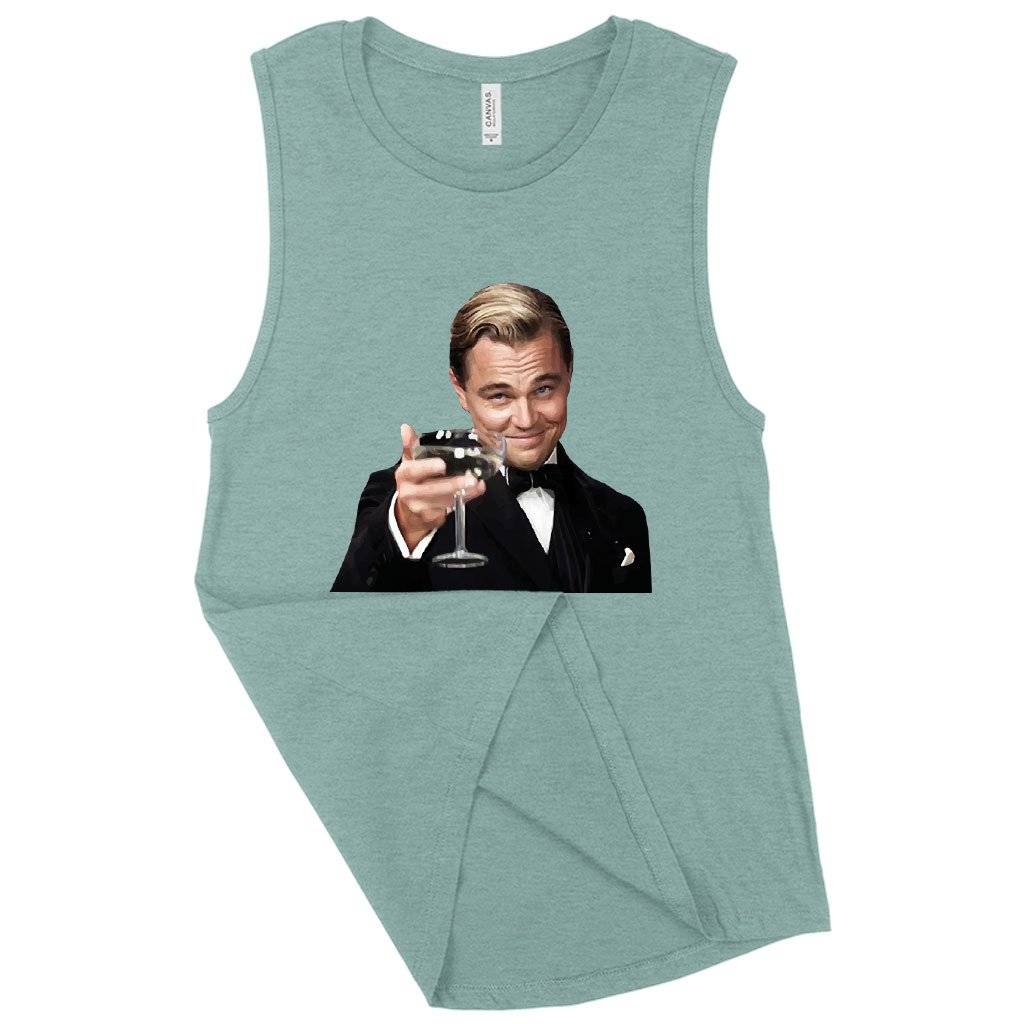 Women’s Muscle The Great Gatsby Tank – Leonardo DiCaprio Tank Women Women’s Tops & Tees Women's Muscle The Great Gatsby Tank - Leonardo DiCaprio Tank Women Women's Tops & Tees Color : Heather Mustard|Heather Dusty Blue|White