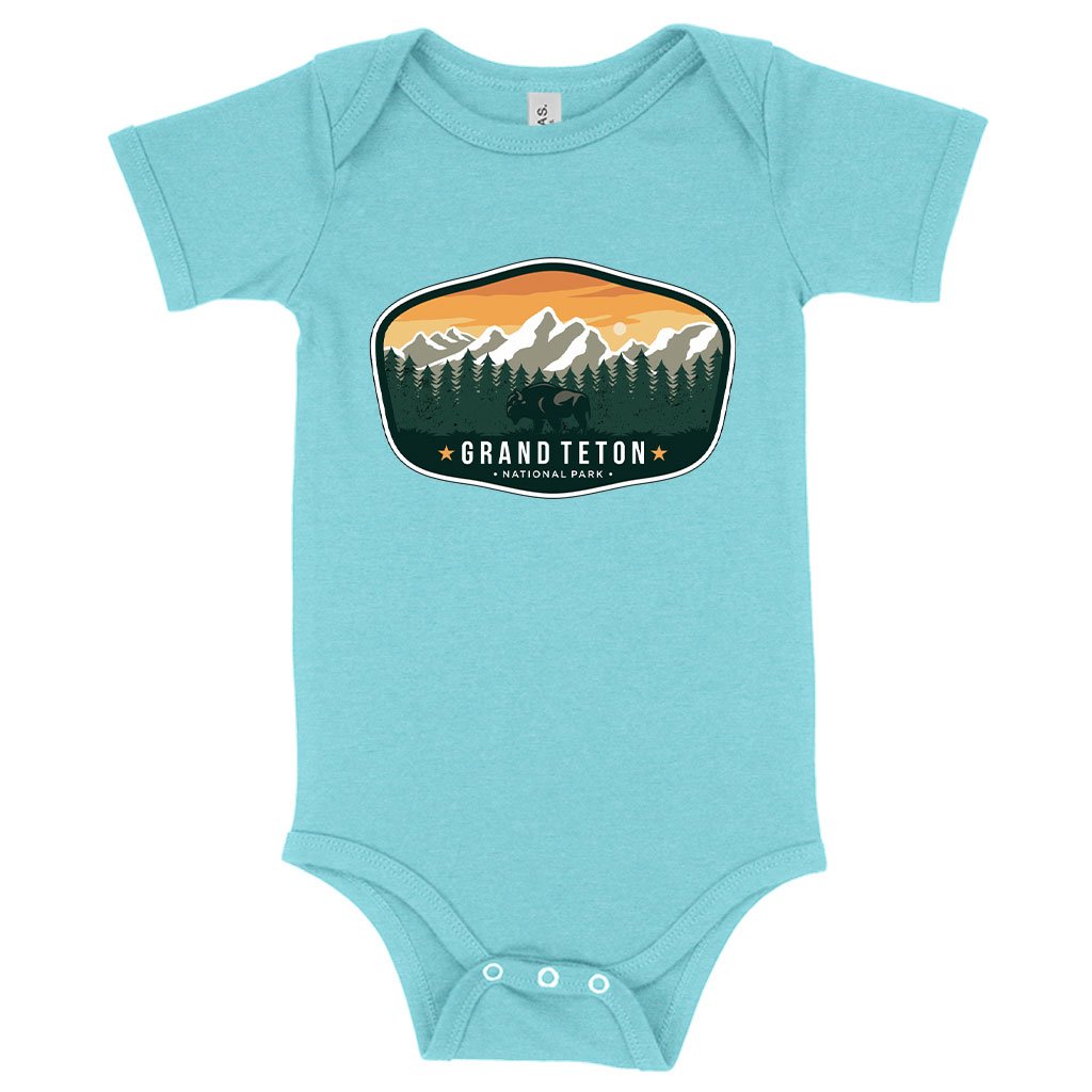 Baby Grand Teton National Park Onesie – USA Onesie