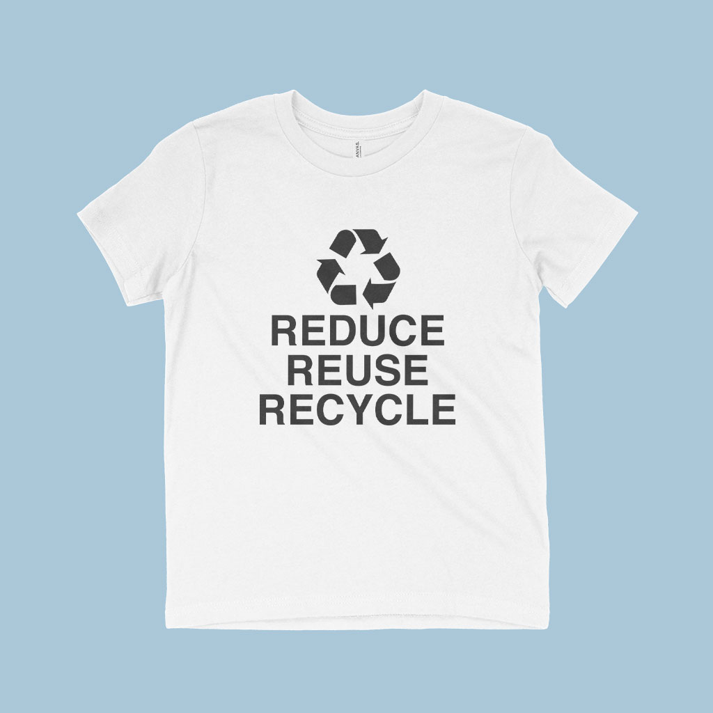 Reduce Reuse Recycle Kids’ Jersey T-Shirt