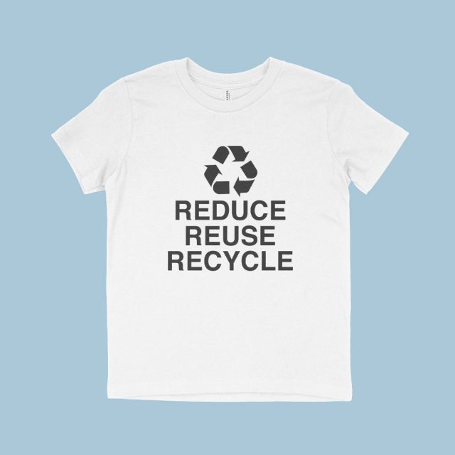 Reduce Reuse Recycle Kids’ Jersey T-Shirt